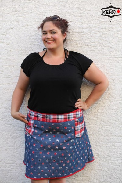 Big Lady SHAY, Plus-Size-Damenrock, Schnittmuster