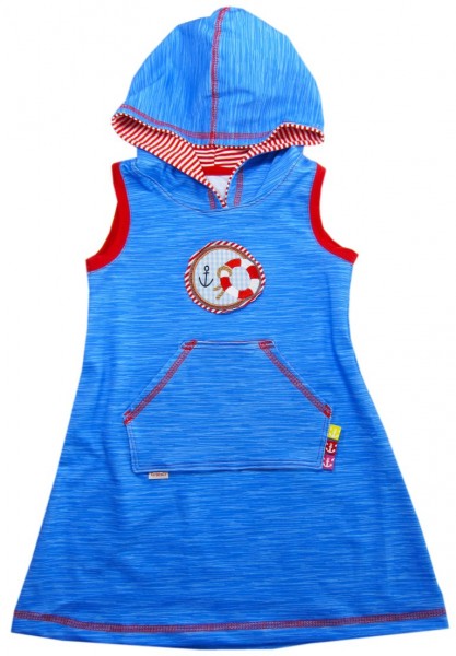 Klimperklein Kapuzenkleid Schnittmuster bei farbenmix