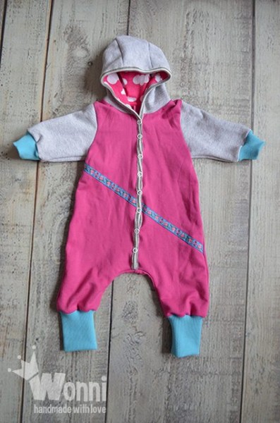 Kuschelanzug, Klimperklein, Papierschnittmuster