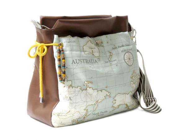 Schnittmuster Ebook Handtasche PerlMuschel in beuteliger Form von farbenmix.