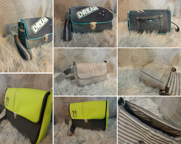 Umhängetasche Idde Schnittmuster Ebook von Puschenhexe