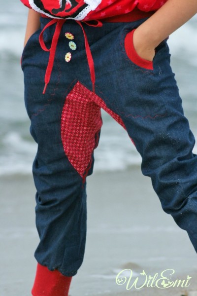 Schnittmuster Jeans für Kinder
