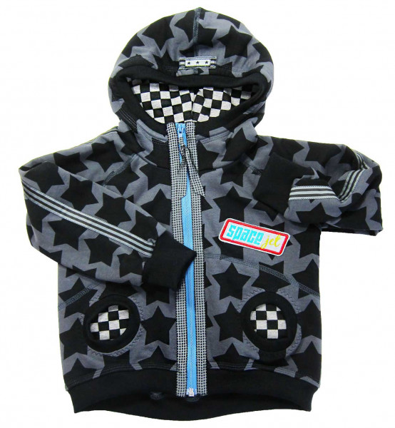 HUGO, Sweatjacke, Schnittmuster