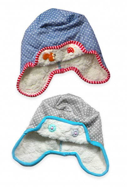 Ebook Schnittmuster Kinder-Wintermütze aus Teddystoff mit Ohrenklappen