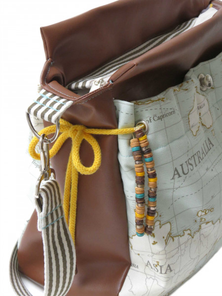 Schnittmuster Ebook Handtasche PerlMuschel in beuteliger Form von farbenmix.