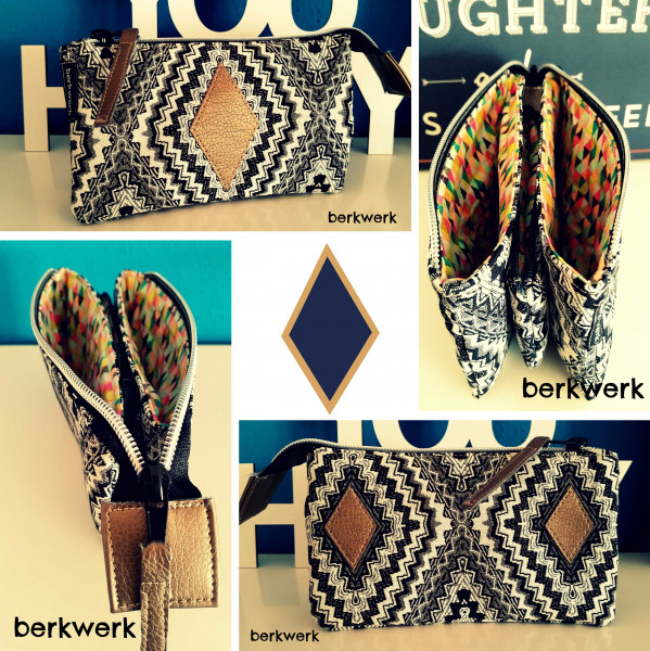 PDF-Schnittmuster Geldbörse mit Fächern und Reißverschluss