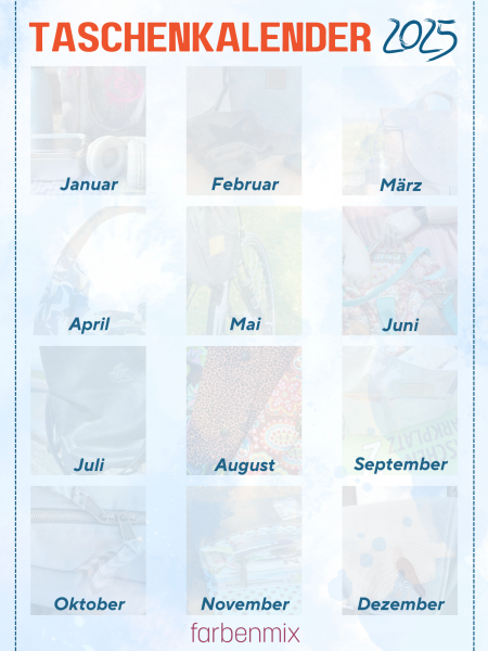 Taschenkalender 2025, Sei dabei!