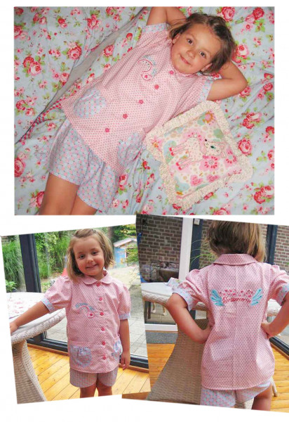 GuteNacht, Kinderpyjama, Schnittmuster