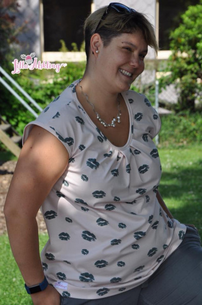 Big Lady Leana, Plus-Size-Damenshirt, Schnittmuster