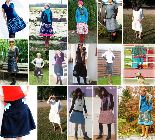 VALESKA, Damenrock, Schnittmuster