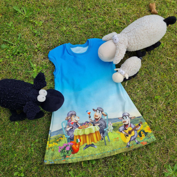 AMELIE, Tunika Kleid, Schnittmuster