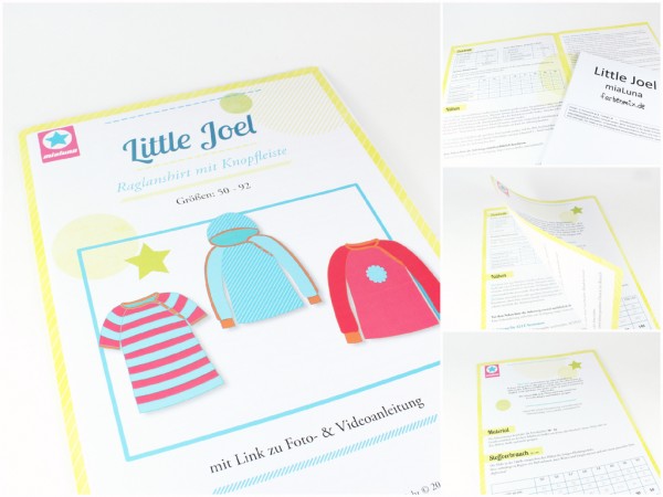 Little Joel, Raglanshirt, Schnittmuster