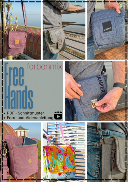 FreeHands - vielseitige Hüft-, Gürtel- und Umhängetasche, Ebook