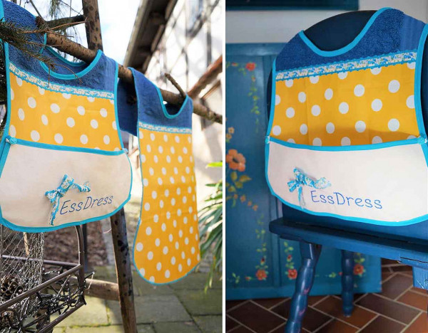 Schnittmuster-PDF Erwachsenen Latz Lätzchen kostenlose Nähanleitung