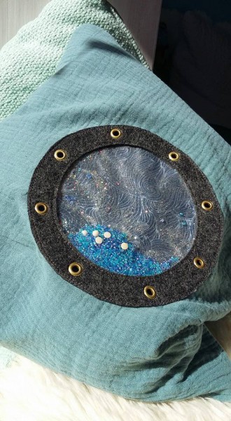 Applikationsvorlage 3D Bullauge, Kreativ-FREEbook