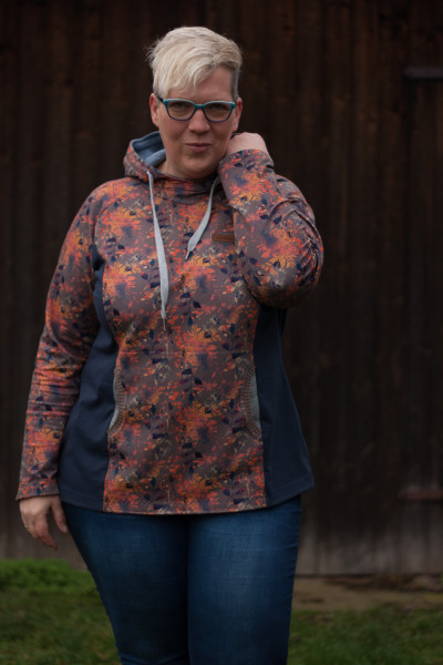 Big Lady Comet, Plus-Size-Hoodie, Schnittmuster