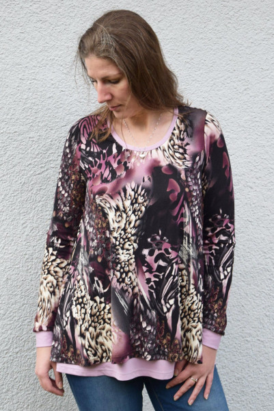 Lady Fleur, Damenshirt, miaLuna Schnittmuster