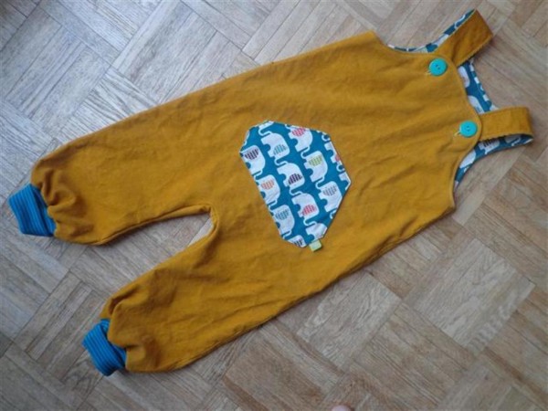 Strampelhose/Trägerhose, Klimperklein, Schnittmuster