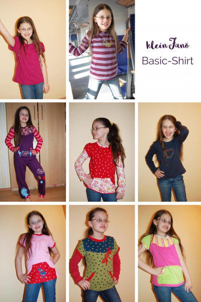 kleinFANÖ, Basic-Shirt, Schnittmuster
