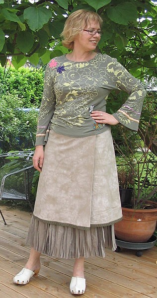 AMRUM, Wickelrock / Top, Papierschnittmuster