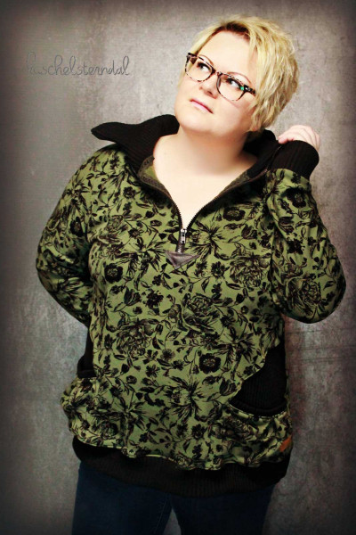 Paula XL, Plus-Size-Raglanjacke, Schnittmuster