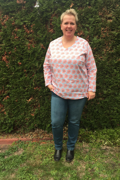 Blusenshirt, Schnittmuster-Konzept