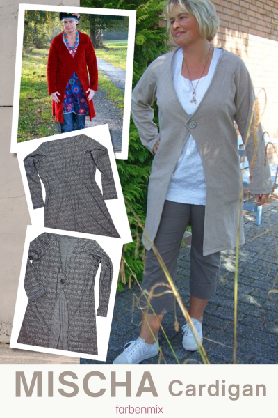 MISCHA, Chasuble, Papierschnittmuster