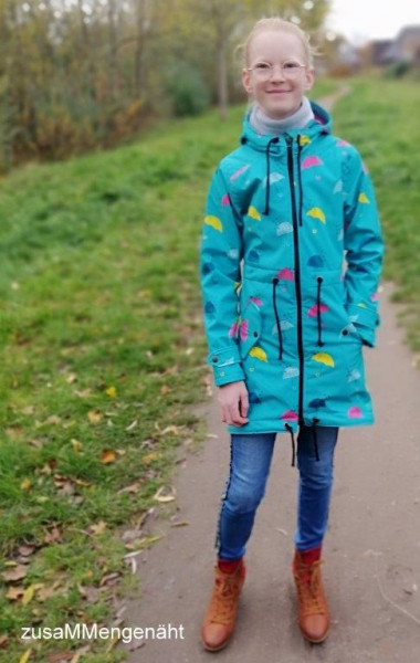 Cadiz, Softshellparka, Schnittmuster mialuna