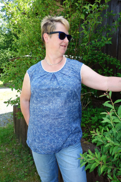 Big Lady Leana, Plus-Size-Damenshirt, Schnittmuster