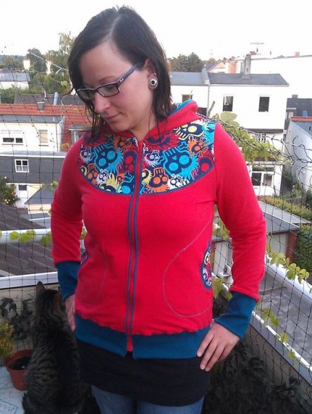 Lady Bella, Sweatjacke, Schnittmuster