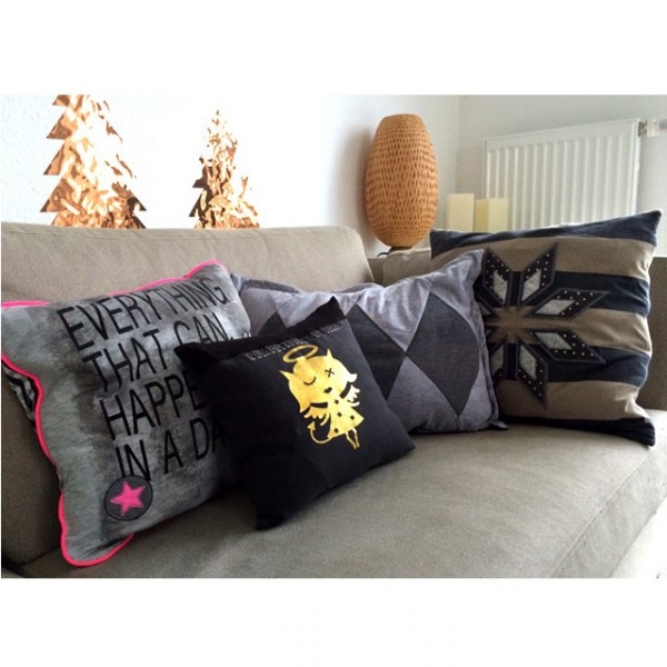 Jersey-Kuschelkissen, Kreativ-Ebook als Geschenk