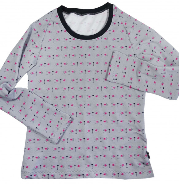 Einfach zu nähendes Damenshirt Leona aus Baumwolljersey.