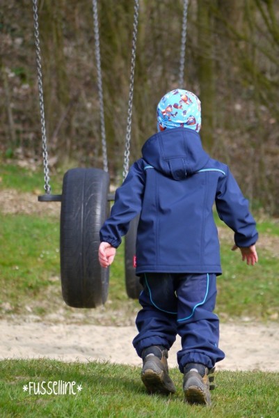 Softshell Matschkleidung für Kinder nähen