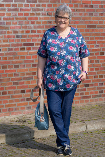 Luftiges Damen Blusenshirt Schnittmuster Format nähen