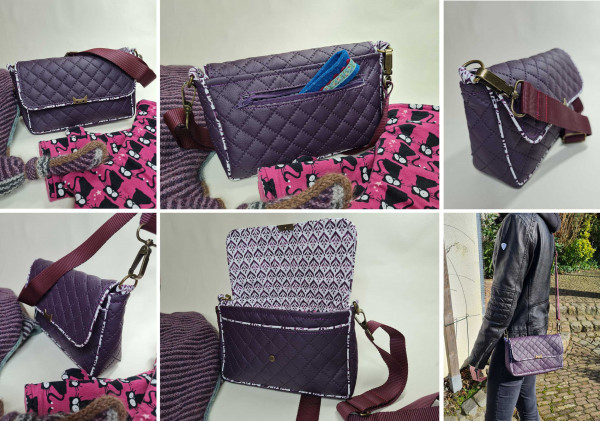 Umhängetasche Idde Schnittmuster Ebook von Puschenhexe