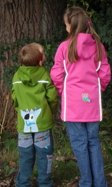 QUINN, Softshelljacke, Schnittmuster