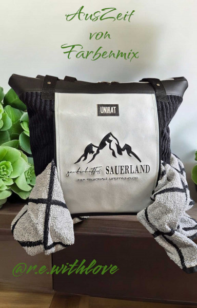 Auszeit bestickt, Ebook farbenmix