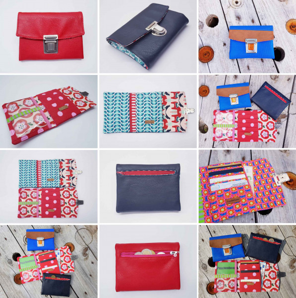 Designbeispielbilder für Geldböres Luzi von Puschenhexe