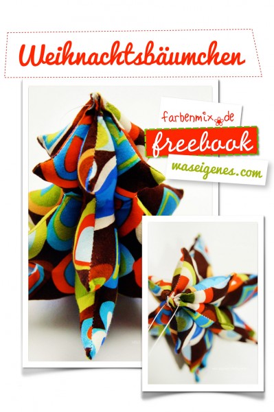 3D Weihnachtsbäumchen Nähanleitung