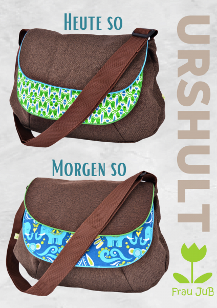 Urshult Doppeldecker-Tasche, Schnittmuster