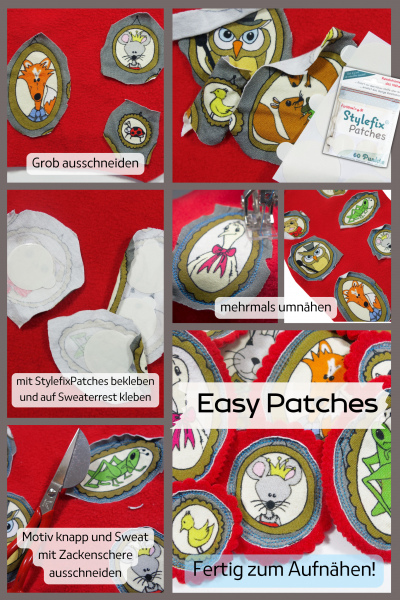 Stylefix-Patches, 60 Stück, ca. 30 mm Durchmesser