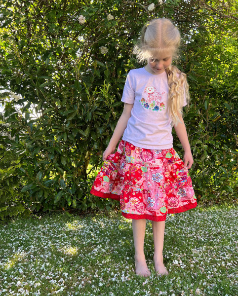 Lisann, Stufenrock, Schnittmuster