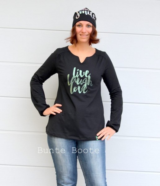 Luna, Damen-Passenshirt, Schnittmuster