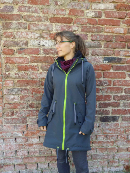 Lady Cadiz, Damenparka - Softshelljacke, Schnittmuster mialuna