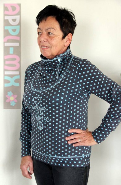 Lady Serena, Damen-Hoodie, Schnittmuster