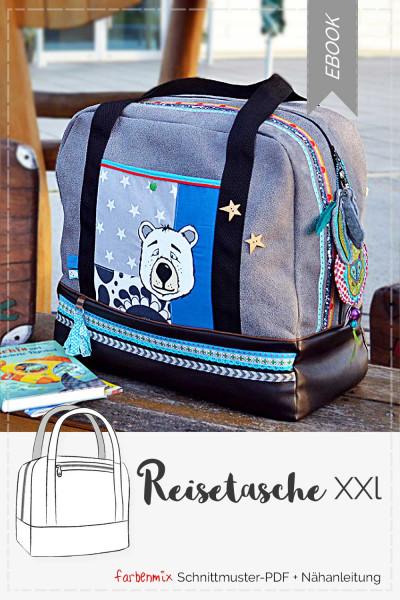 Ebook Schnittmuster große Reisetasche
