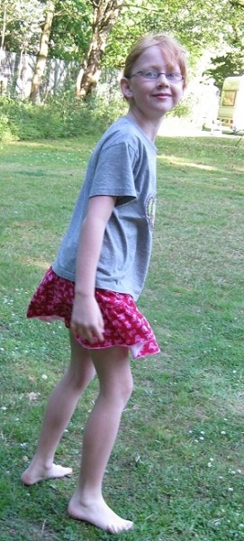 Stufenrock aus Jersey nähen