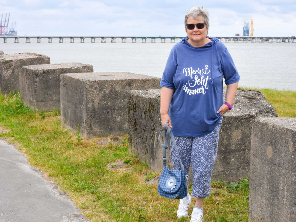 HELGOLAND, Damen Freizeithose Jogginghose, Schnittmuster