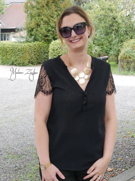 Lady Cassidy, Damentunika aus Webware, Schnittmuster