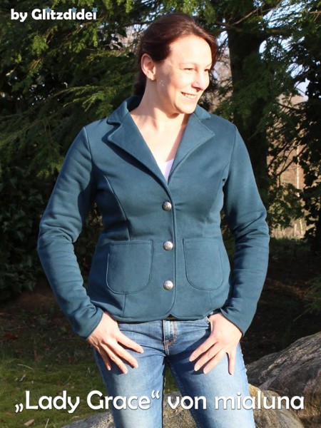 Lady Grace, Sweatblazer, Schnittmuster